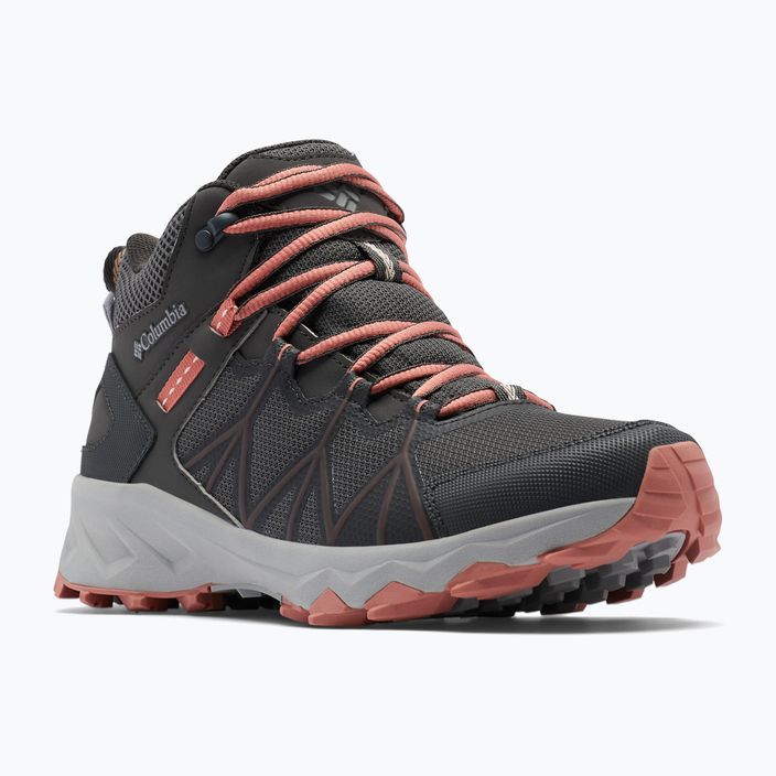 Columbia Peakfreak II Mid Outdry scarpe da trekking da donna grigio scuro/corallo scuro 19