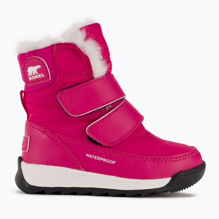 Sorel Whitney II Strap WP stivali da neve per bambini rosa cactus/nero 2