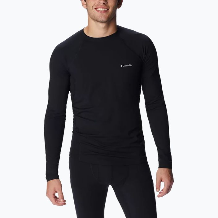 Columbia Midweight Stretch termica a maniche lunghe da uomo nero