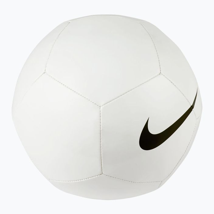 Pallone da calcio Nike Pitch Team calcio dimensioni 3 bianco / nero 2