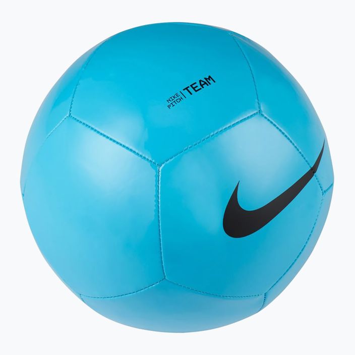 Pallone da calcio Nike Pitch Team calcio dimensioni 5 blu fury / nero