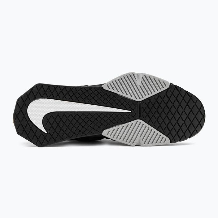 Scarpe da sollevamento pesi Nike Savaleos nero/grigio nebbia 5