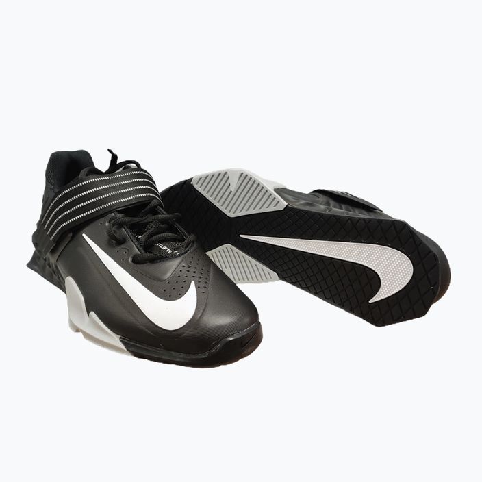 Scarpe da sollevamento pesi Nike Savaleos nero/grigio nebbia 14