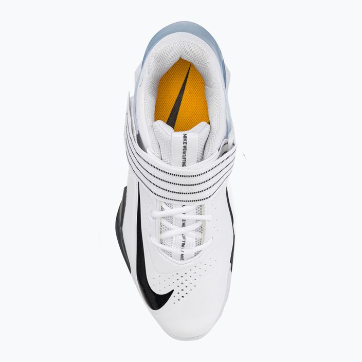 Scarpe da sollevamento pesi Nike Savaleos bianco/grigio ferro 6