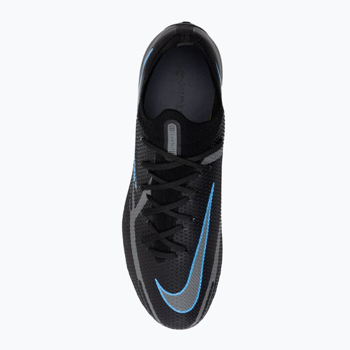 Scarpe da calcio Nike Phantom GT2 Elite FG Uomo nero/grigio ferro 6