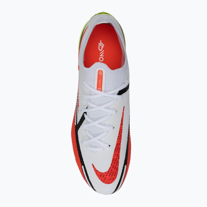 Uomo Nike Phantom GT2 Elite FG scarpe da calcio bianco /right crimson / volt / nero 6