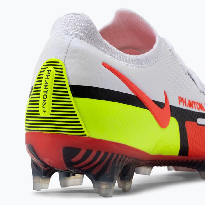 Uomo Nike Phantom GT2 Elite FG scarpe da calcio bianco /right crimson / volt / nero 9