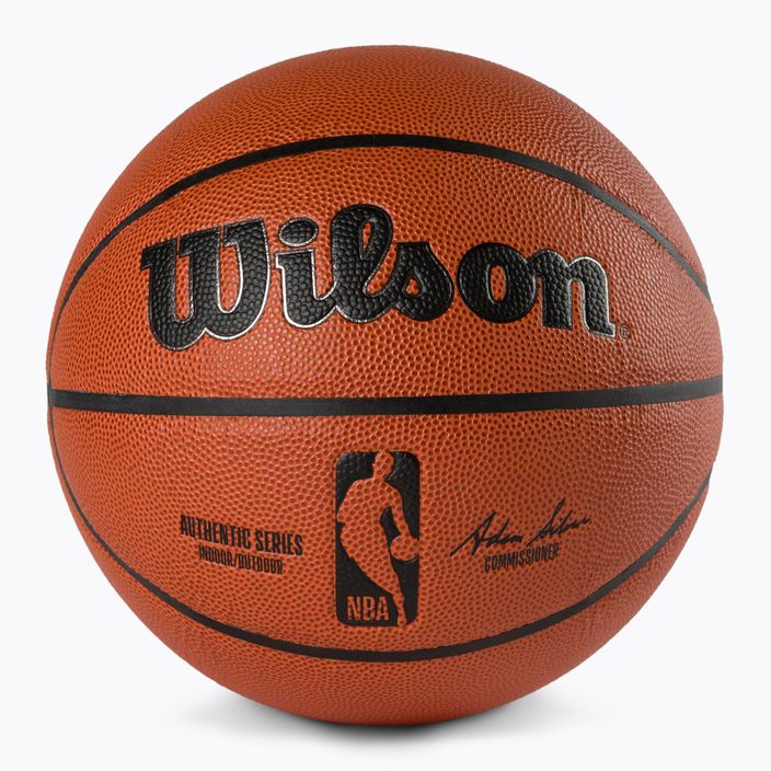 Wilson NBA basket Autentico Indoor outdoor marrone taglia 7