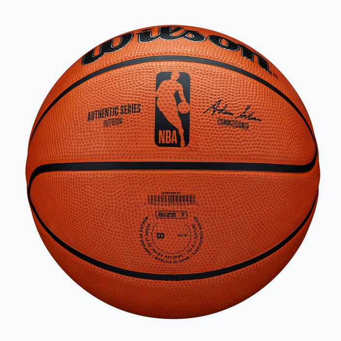 Wilson basket NBA Authentic Series Outdoor marrone taglia 6 6