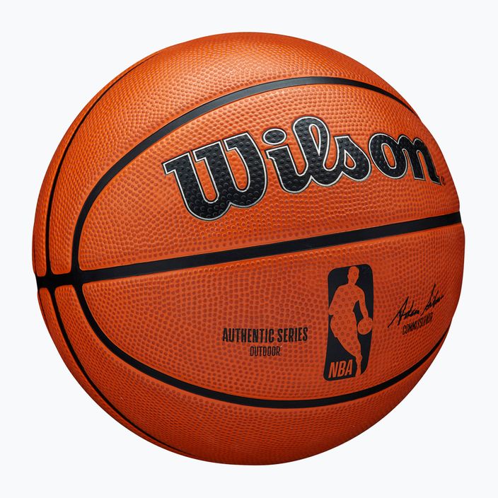 Wilson basket NBA serie autentica all'aperto marrone dimensioni 7 2