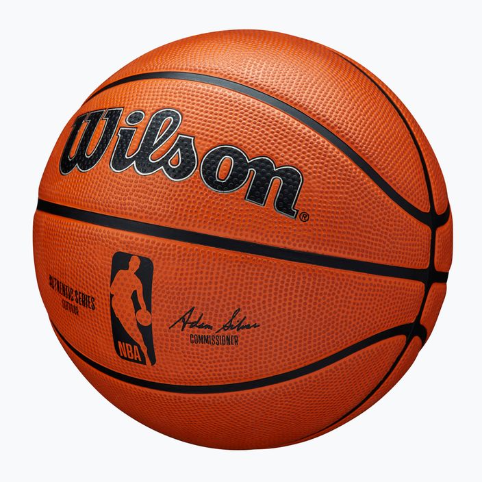 Wilson basket NBA serie autentica all'aperto marrone dimensioni 7 3