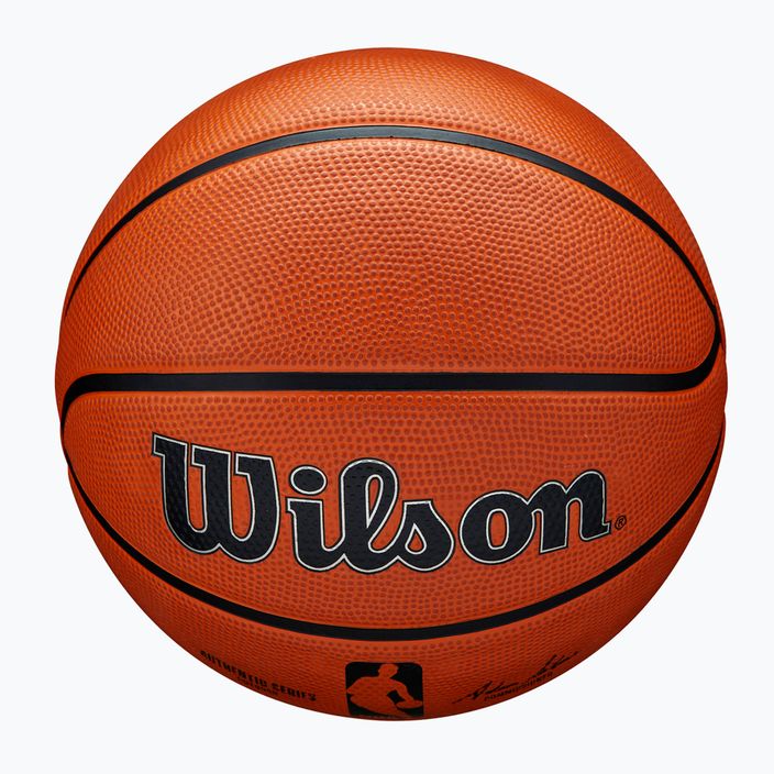 Wilson basket NBA serie autentica all'aperto marrone dimensioni 7 5