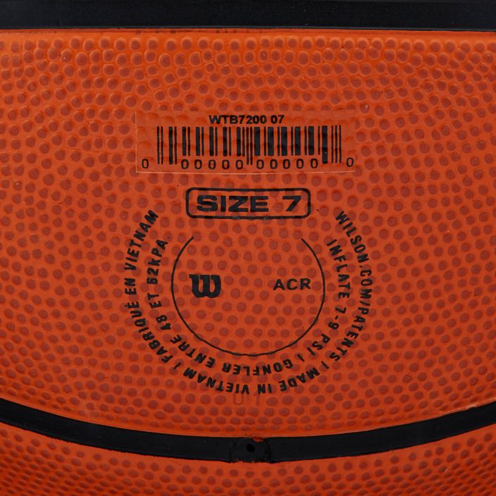 Wilson basket NBA serie autentica all'aperto marrone dimensioni 7 9