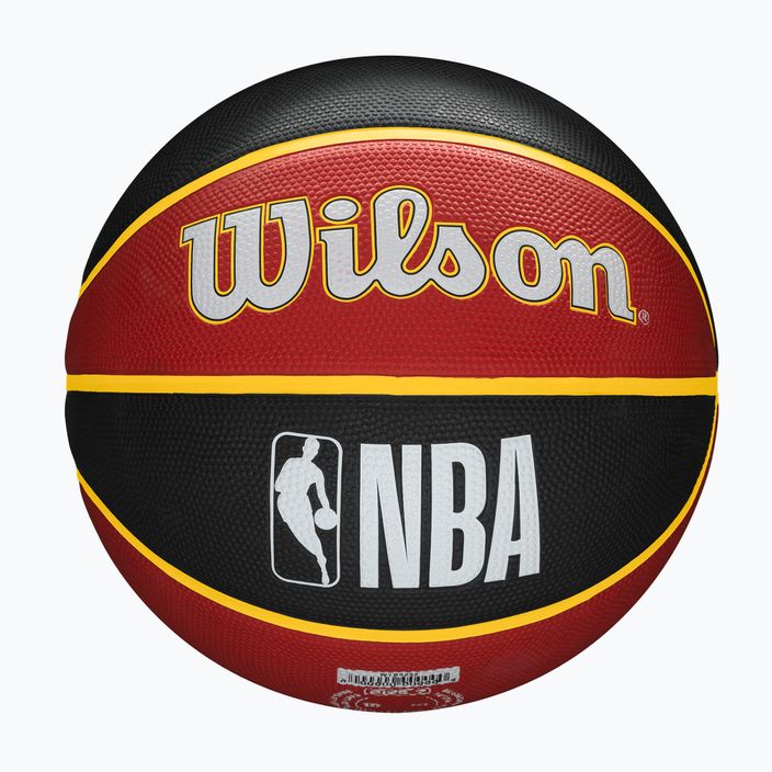Wilson NBA Team Tribute Atlanta Hawks basket nero/rosso taglia 7 2