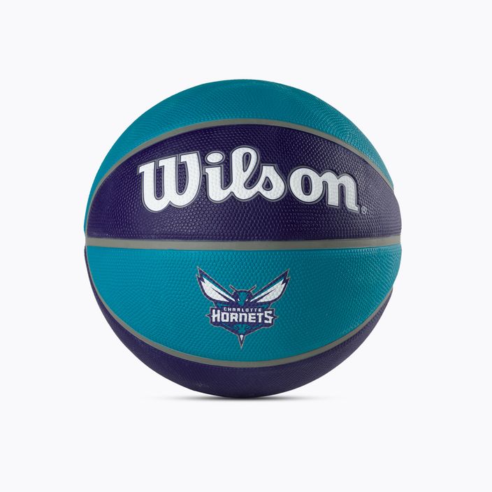 Wilson NBA Team Tribute Charlotte Hornets mare basket dimensioni 7