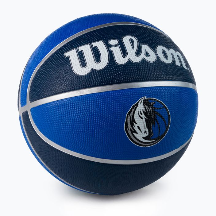 Wilson NBA Team Tribute Dallas Mavericks basket blu taglia 7 2