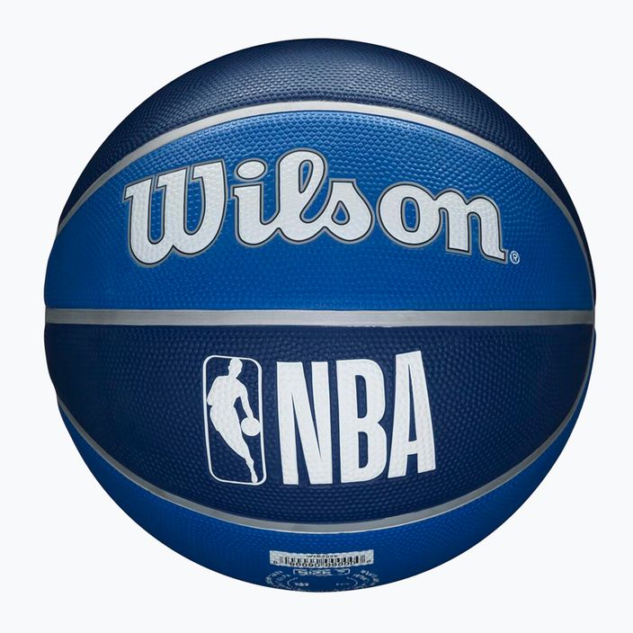 Wilson NBA Team Tribute Dallas Mavericks basket blu taglia 7 3
