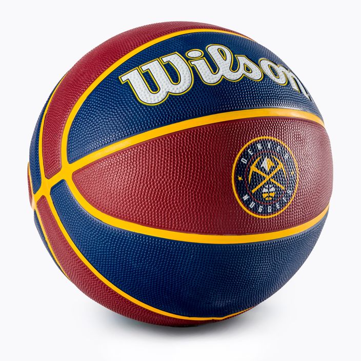 Wilson NBA Team Tribute Denver Nuggets basket blu taglia 7 2