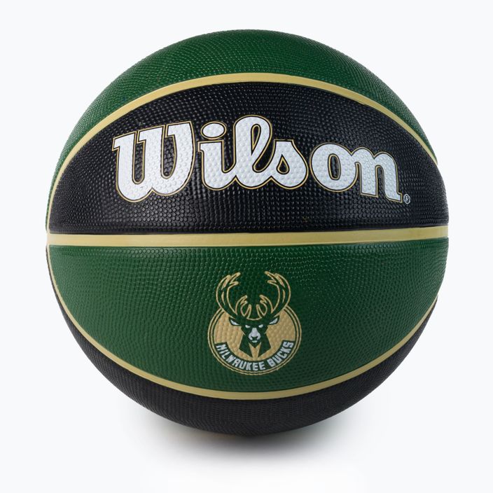 Wilson basket NBA Team Tribute Milwaukee Bucks verde taglia 7