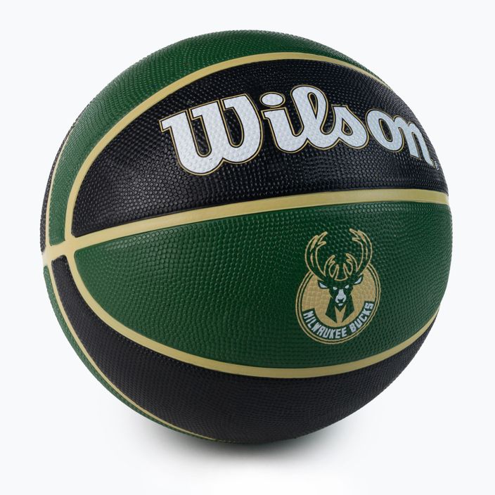 Wilson basket NBA Team Tribute Milwaukee Bucks verde taglia 7 2