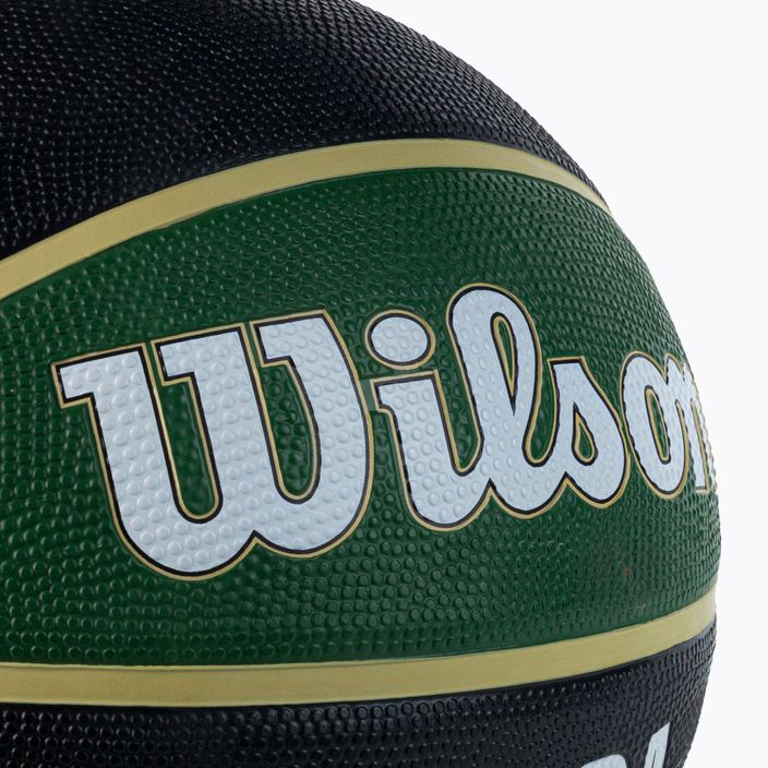 Wilson basket NBA Team Tribute Milwaukee Bucks verde taglia 7 4