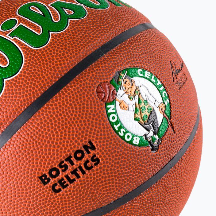 Wilson NBA Team Alliance Boston Celtics marrone taglia 7 basket 3