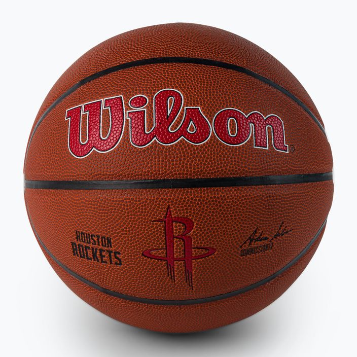 Wilson NBA Team Alliance Houston Rockets marrone basket taglia 7