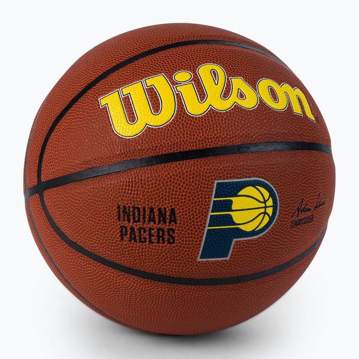 Wilson NBA Team Alliance Indiana Pacers marrone taglia 7 basket 2