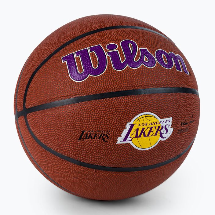 Wilson NBA Team Alliance Los Angeles Lakers marrone basket taglia 7 2