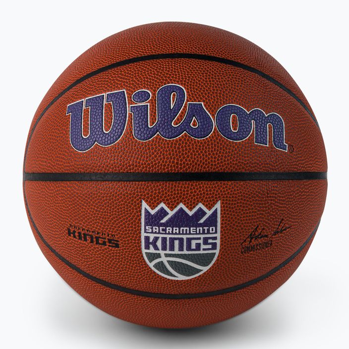 Wilson NBA Team Alliance Sacramento Kings basket marrone taglia 7