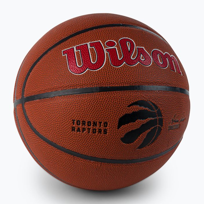 Wilson NBA Team Alliance Toronto Raptors marrone dimensioni 7 basket 2