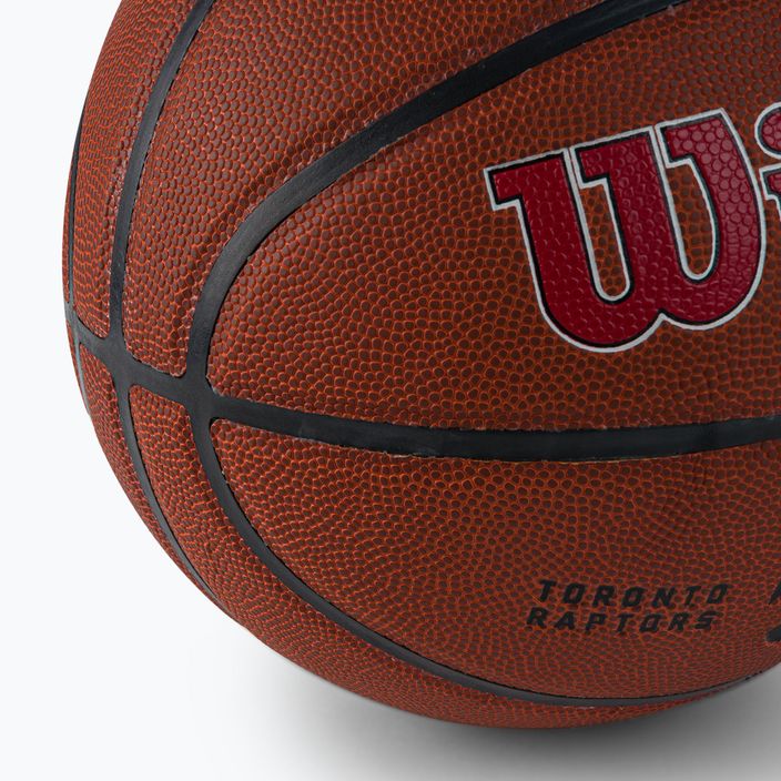 Wilson NBA Team Alliance Toronto Raptors marrone dimensioni 7 basket 3