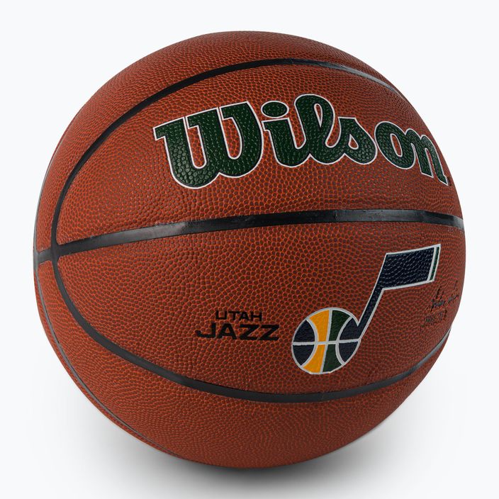 Wilson NBA Team Alliance Utah Jazz marrone taglia 7 basket 2