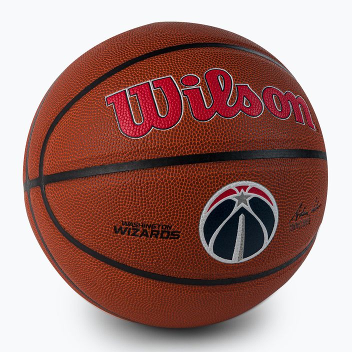 Wilson NBA Team Alliance Washington Wizards marrone basket taglia 7 2
