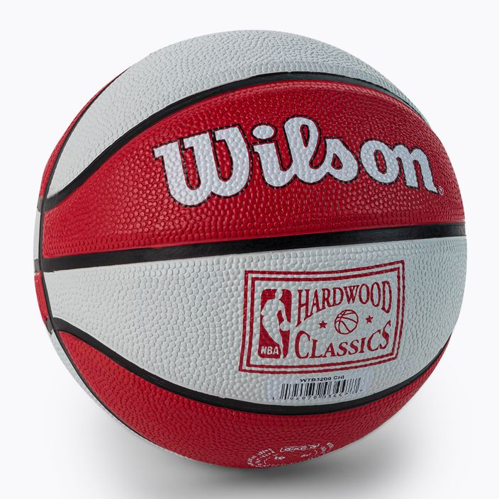 Pallacanestro per bambini Wilson NBA Team Retro Mini Chicago Bulls rosso taglia 3 2