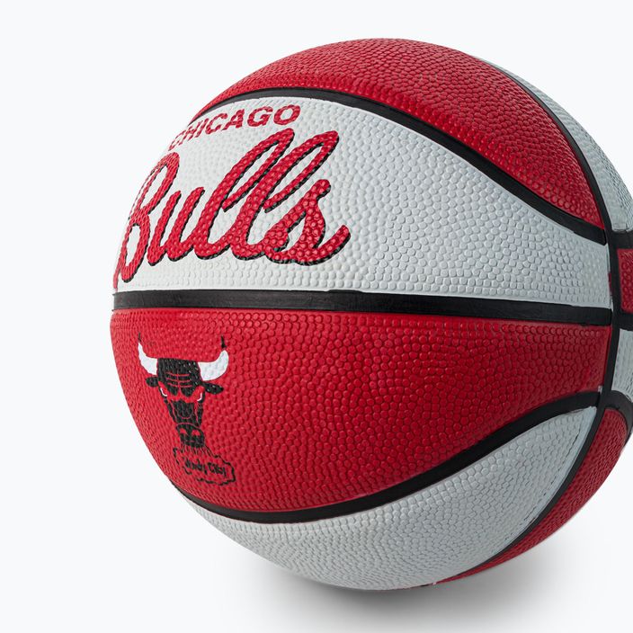 Pallacanestro per bambini Wilson NBA Team Retro Mini Chicago Bulls rosso taglia 3 3