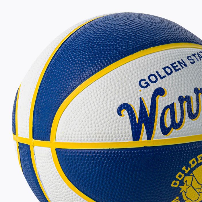 Pallacanestro per bambini Wilson NBA Team Retro Mini Golden State Warriors blu misura 3 3