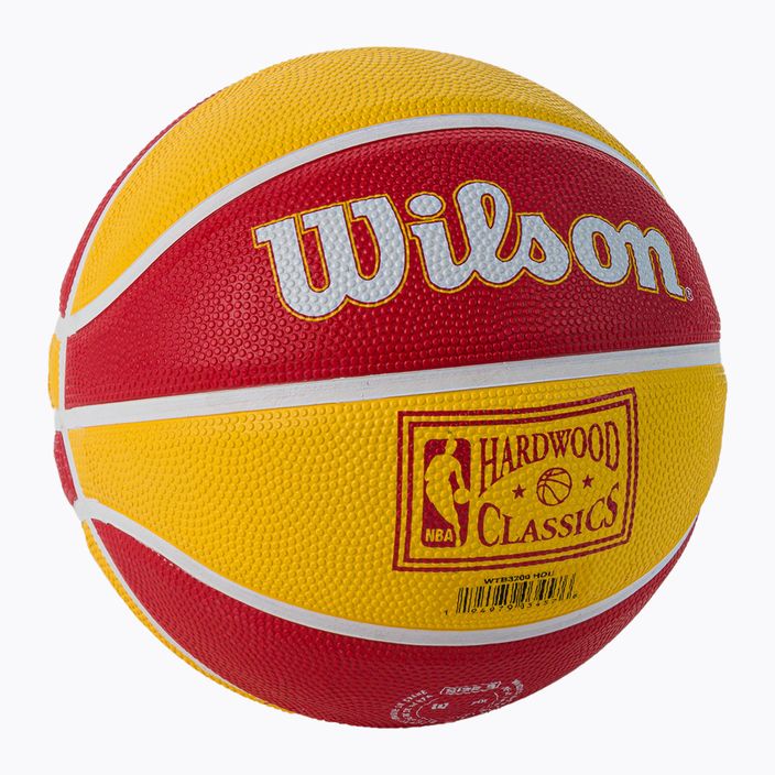 Pallacanestro per bambini Wilson NBA Team Retro Mini Houston Rockets rosso taglia 3 2