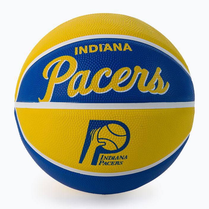 Pallacanestro per bambini Wilson NBA Team Retro Mini Indiana Pacers blu taglia 3
