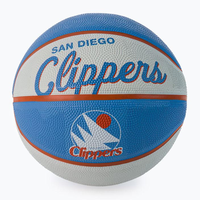 Pallacanestro per bambini Wilson NBA Team Retro Mini Los Angeles Clippers rosso taglia 3