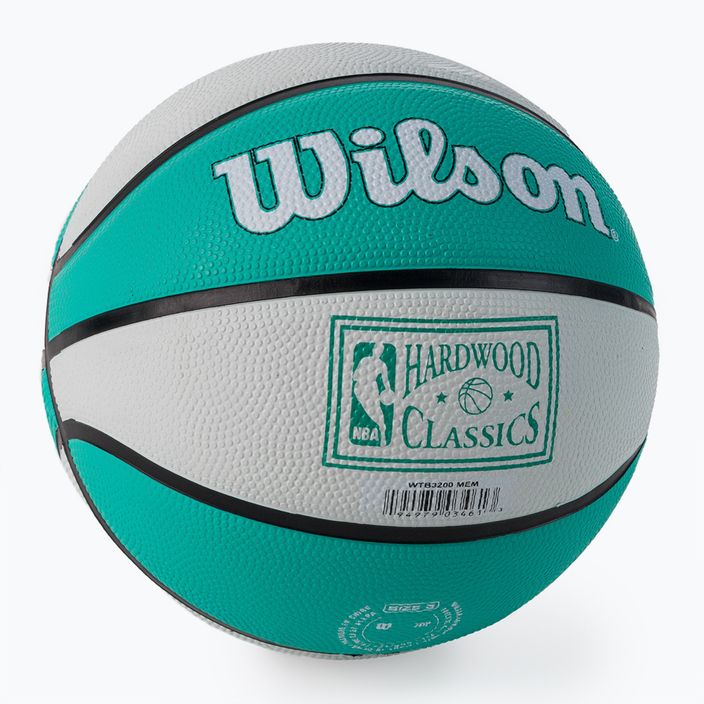 Pallacanestro per bambini Wilson NBA Team Retro Mini Memphis Grizzlies blu taglia 3 2