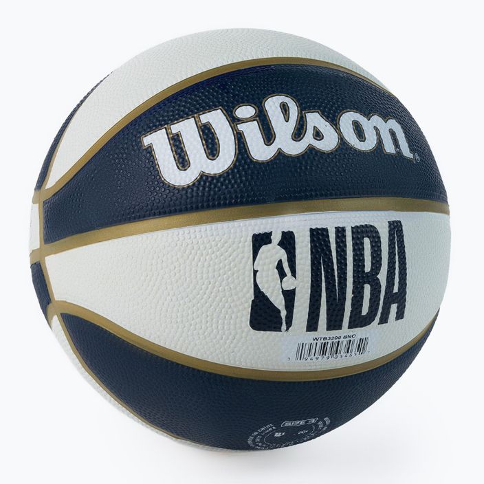 Pallacanestro per bambini Wilson NBA Team Retro Mini New Orleans Pelicans blu taglia 3 2