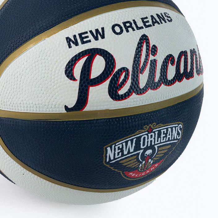 Pallacanestro per bambini Wilson NBA Team Retro Mini New Orleans Pelicans blu taglia 3 3