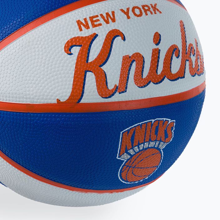 Pallacanestro per bambini Wilson NBA Team Retro Mini New York Knicks blu taglia 3 3