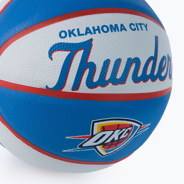 Pallacanestro per bambini Wilson NBA Team Retro Mini Oklahoma City Thunder blu taglia 3 3