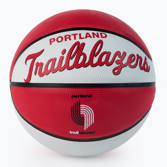 Pallacanestro per bambini Wilson NBA Team Retro Mini Portland Trail Blazers rosso taglia 3