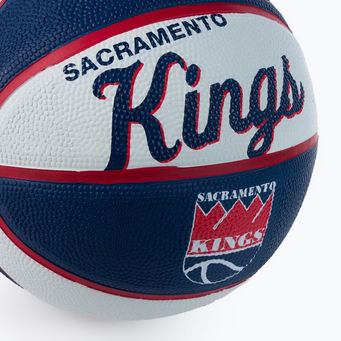 Pallacanestro per bambini Wilson NBA Team Retro Mini Sacramento Kings viola taglia 3 3