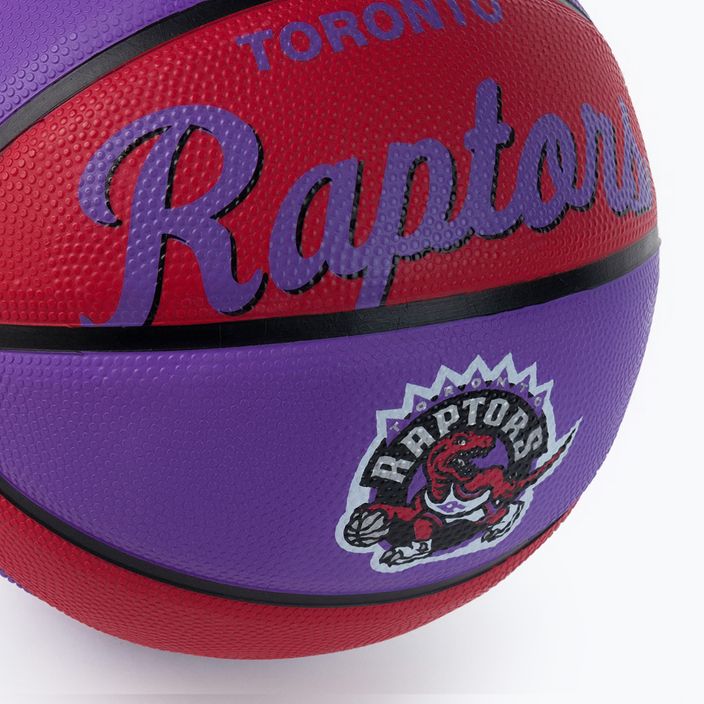 Pallacanestro per bambini Wilson NBA Team Retro Mini Toronto Raptors rosso taglia 3 3