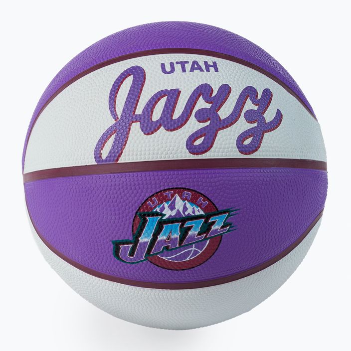 Pallacanestro da bambino Wilson NBA Team Retro Mini Utah Jazz verde taglia 3