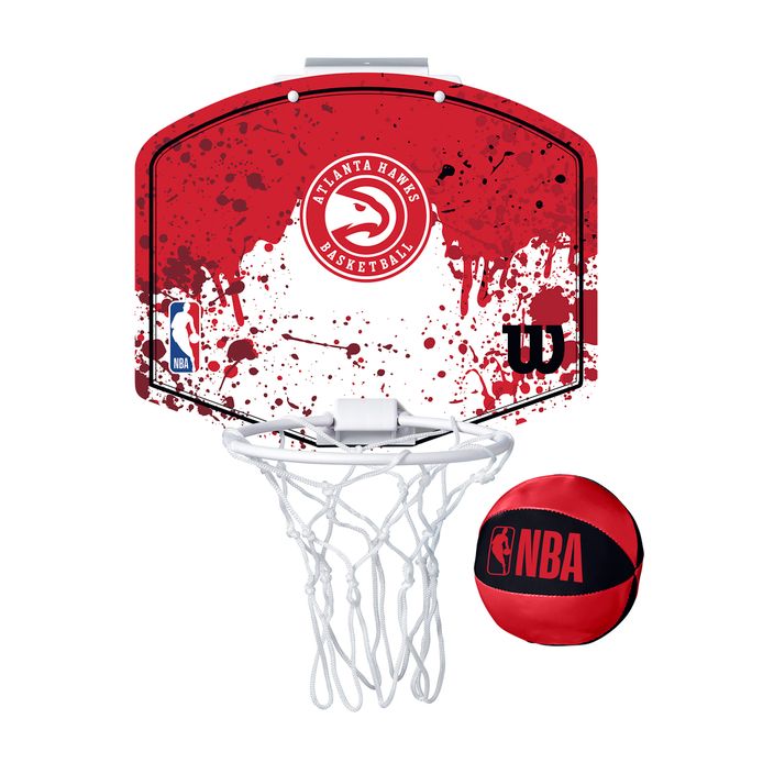 Set di palloni da basket Wilson NBA Team Mini Hoop Atlanta Hawks 2
